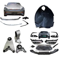 Nouveaux kits de carrosserie pour BYD Han EV 2020-2024, pièces détachées haute performance, spoiler de pare-chocs extérieur, accessoires en gros