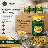 Poudre d'assaisonnement au poulet jaune 240g en boîte, Halal, en vrac pour la restauration, Fournisseur OEM Chine 18