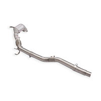 Downpipe Knalpot OEM High Flow dengan Sambungan Fleksibel untuk Audi S3 8V 2.0T 2019-2024 SS304 Kompatibel OPF Peningkatan Performa Mobil