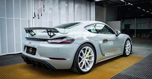 Kits de carrosserie pour Porsche 2016+ <span class=keywords><strong>718</strong></span> 982 Cayman Boxster Mise à niveau <span class=keywords><strong>GT</strong></span> 4 Pare-chocs de voiture Pare-chocs avant - Product Image 6