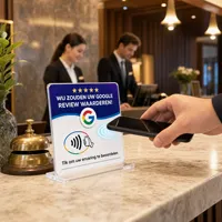 Carte NFC Google Review RFID 13,56 MHz, étanche, programmable, puce URL Tap pour les Pays-Bas