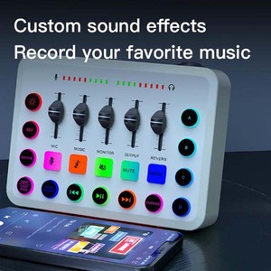 Kit d'équipement de carte son Diffusion vocale en direct avec interface audio de carte son pour l'enregistrement de karaoké filaire par ordinateur - Product Image 6