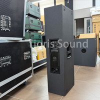 Altavoz de Columna Activo NXL 44-A MK2 de 1050 W RMS y 2100 W de Pico, 135 dB, Madera Contrachapada de Abedul, Altavoz para DJ de Exterior