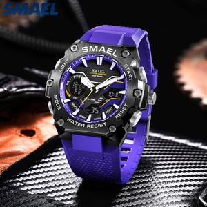 นาฬิกาสปอร์ต SMAEL 8101 คุณภาพสูง หน้าปัดคู่ กันน้ำ 50 เมตร นาฬิกาข้อมือดิจิตอลสำหรับผู้ชาย - Product Image 4