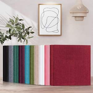 Album photo personnalisable en velours pour anniversaire, livre de souvenirs autocollant, album de voyage sans acide avec étui de protection - Product Image 6