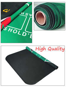 Tùy chỉnh Texas giữ em Poker bảng vải cao su Mat Casino trò chơi bố trí hàng đầu Bìa dày Pad cổ mahjong baijia chơi game cờ vua xúc xắc - Product Image 5