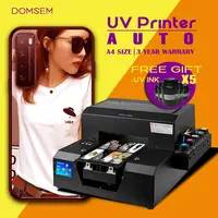 UV Printerhead ฟรี2018มินิ A4กรณีโทรศัพท์มือถือดิจิตอลเครื่องพิมพ์อิงค์เจ็ท Uv Flatbed