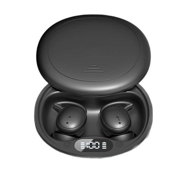 Hot Cakes M73 TWS Wireless Sleep Earbuds with Digital Display & LED Quiet Sleep-style Music Buds