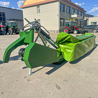 Lames réversibles par importé d'allemagne nouveau tracteur de haute qualité PTO arbre 8 disques tondeuse usine vente directe herbe coupe-foin