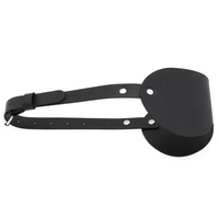 Nouveau Simple personnalisé en cuir ombrage masque pour les yeux fête maquillage balle femmes hommes jeu décoratif masque pour les yeux accessoires de mode