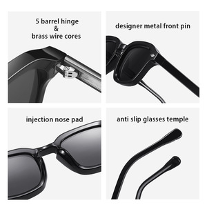 แว่นกันแดด OEM Sunray SRSZ8202-TM รุ่น Unisex ดีไซน์สะดุดตา ป้องกันรังสี เลนส์สีสันสดใส กรอบเต็ม UV400 ขายส่ง แฟชั่นย้อนยุค - Product Image 5