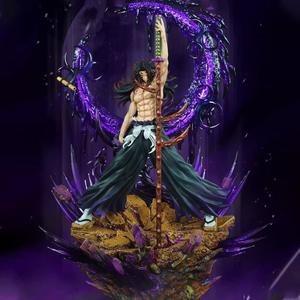 Statue de figurine de manga de dessin animé de 45 cm, nouvelle, démon Kimetsu Kokushibo, statue noire Dead <span class=keywords><strong>Mou</strong></span> 3.0 Ver. Figurine PVC Anime Jouets Cadeau - Product Image 4