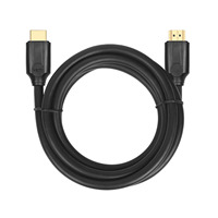 Cable de Cobre Chapado en Oro Negro con Revestimiento de PVC para Proyector y Computadora, Audio y Video 4K, Varias Longitudes, Precio de Fábrica Económico