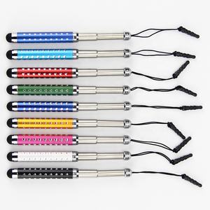 Lápiz Táctil Universal <span class=keywords><strong>Flexible</strong></span> de Cristal para Pantalla Capacitiva, para iPhone, iPad, Samsung, Xiaomi, Retráctil con Tapón Antipolvo - Product Image 1