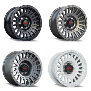 En Stock MAT Race off road Wheels 16 17 18 20 pulgadas Llanta de Aleación 5*114,3 6*139,7 4X4 off road Wheel RIM MAG Negative offset-30