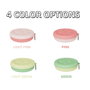 Ciotola ripiegabile ecologica per animali domestici interni/esterni eleganti alimentatori per cani pieghevoli acqua adorabile in Silicone portatile da viaggio in campeggio - Product Image 3