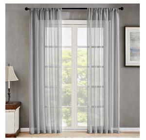 Baratas blanco cortina Lino velo tela de la cortina de Voile cortinas para la habitación - Product Image 3