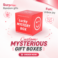 Caja Misteriosa Personalizada con Logotipo Impreso, Caja de Embalaje Sorpresa de Cartón Colorido para Juguetes Coleccionables, Cartas de Juego, Pequeños Regalos