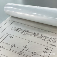 Papel para Plotter CAD, para Impresión de Ingeniería, Gran Ancho 1370mm, 80GSM, Núcleo de 3 Pulgadas, Reciclable, para Dibujo, Guangdong