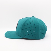 Casquettes de camionneur structurées à 5 panneaux, avec logo en caoutchouc, visière pré-courbée, motif léopard et fruits, découpées au laser sur mesure, en tissu Oxford de haute qualité