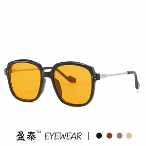 Square Sunglasses UV400 Plastic Metal <b>Frame</b> Unisex - Product Image 2