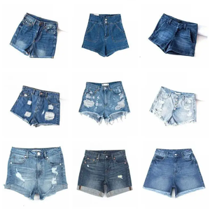 Pantalones Cortos de Mezclilla en Stock, Venta al por Mayor de Fábrica, Embalaje Mixto, Jeans para Hombre y Mujer, Ropa Nueva - Product Image 4