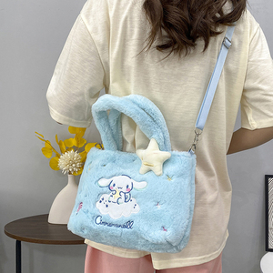 Kawaii sanrios nhồi Túi xách tay dễ thương cinnamorolls giai điệu của tôi kuromis thiết kế cô gái Vai Túi Hello <span class=keywords><strong>KT</strong></span> Kitties túi xách sang trọng - Product Image 3