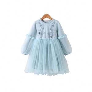 Vestido de Princesa con Tutú Bordado a Mano para Niña, Ropa de Bebé al por Mayor de Guangzhou, Precio Bajo Directo de Fábrica - Product Image 1