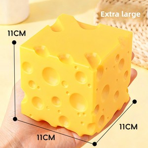 Squeeze Stress Relief Toy 11cm Extra Large Cheese Slow <b>Rebound</b> Flour Stress Relief - Product Image 4