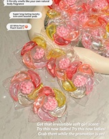 Perles de gel lessiviel concentrées Extra Large Pêche Blanche pour vêtements, jetables, écologiques, parfum longue durée, adoucissantes