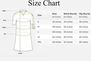 Kurti en soie pakistanaise longue et droite pour femmes et filles pour adultes - Product Image 5
