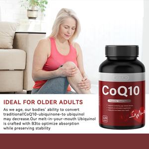 Coenzym Q10 Kapseln Heiß verkaufte Kapseln Hersteller Hochfeste Ergänzungen Natürliche Ubichinon Coenzym Q10 Kapseln - Product Image 4