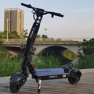 Trottinette électrique R7 personnalisable, 72V, double moteur, pneu tout-terrain de 11 pouces, batterie 30-40AH, design pliable, trottinette électrique pour adultes - Product Image 1