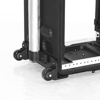 Flightcase DJ 3U 39cm de profondeur en HDPE avec poignée et roues, personnalisable, support OEM & ODM
