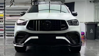 Kits de carrosserie en fibre de carbone pour Mercedes Benz W167 GLE53 : lèvre avant, calandre, diffuseur arrière, 2019 et plus