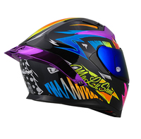 Casque MY gris mat avec visières doubles, visière extérieure plaquée, casque intégral avec visière solaire intérieure FF937