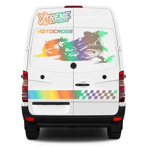 Calcomanías para Capó de Coche, Calcomanía para Puerta Trasera, Gráficos para Autocaravana, Vinilo Decorativo Deportivo para Motocross, Cubierta para Mercedes Benz Sprinter - Product Image 4