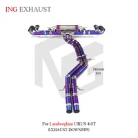 Système d'échappement complet en titane avec soupapes pour Lamborghini URUS/S/Performante DHU 4.0T 2018+ |   Échappement 76 mm en gros