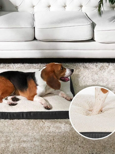 Winter-Hundebett Warmes Hundehaus Weiche Haustier-Schlafmatte Katzenbett Decke Kissen für Kleine Mittlere Große Hunde Zwinger - Product Image 5