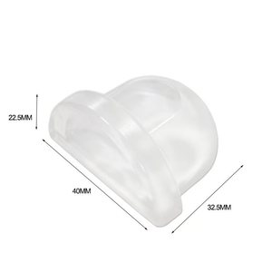 최신 트렌드 아이템 클리어 도어 스톱 투명 바닥 PU 아크릴 샤워 도어 스토퍼 바닥 벽 버퍼 프로텍터 - Product Image 2