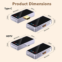 Nuevo Dongle Inalámbrico Inteligente para TV 1080P con Soporte para Miracast, DLNA, Airplay, Alta Velocidad, Aplicación Mirror para YouTube y TikTok