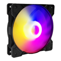 MANMU Ventilateur de jeu à haut volume d'air Ventilateur d'ordinateur Argb 120mm Refroidissement Cpu Case Pc Fan