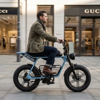 Vélo électrique rétro 48V avec phare LED, vélo électrique confortable pour les trajets urbains et le shopping