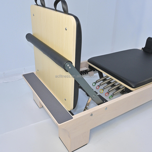 Cama de reformador de <span class=keywords><strong>Pilates</strong></span> de alta calidad, reformador de <span class=keywords><strong>Pilates</strong></span> de madera de arce <span class=keywords><strong>para</strong></span> estudios de Yoga - Product Image 3