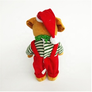 Giocattoli di Peluche Natalizi <span class=keywords><strong>Cani</strong></span> Danzanti e Cantanti Giocattoli Elettrici Animali Imbottiti <span class=keywords><strong>per</strong></span> <span class=keywords><strong>Bambini</strong></span> - Product Image 3