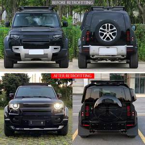 Kit de Carrocería PM para Mejora de Apariencia, Nuevos Recortes para Faros Antiniebla Delanteros/Traseros, Montaje con Pernos, Ajuste Universal para Defender 2020-2025 - Product Image 2