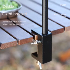 Nouvelle <span class=keywords><strong>table</strong></span> de <span class=keywords><strong>camping</strong></span> <span class=keywords><strong>double</strong></span> étagère multifonctionnelle en alliage d'aluminium support de <span class=keywords><strong>table</strong></span> pliant léger <span class=keywords><strong>table</strong></span> de <span class=keywords><strong>camping</strong></span> en plein air support suspendu - Product Image 4