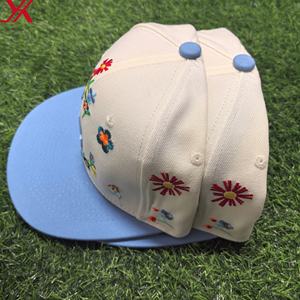 Cappelli da Baseball di nuova bella moda a buon mercato con cappelli sportivi aderenti 6 pannelli in cotone epoca con cappelli Snapback a fiori - Product Image 2