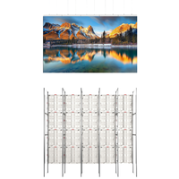 Jiulong JL-K960 P4.4-P10 Vollfarbige Ultradünne Fest Installierte Indoor LED-Videowand-Module Nahtlose Bildschirmanzeige 600cd/m2 Helligkeit