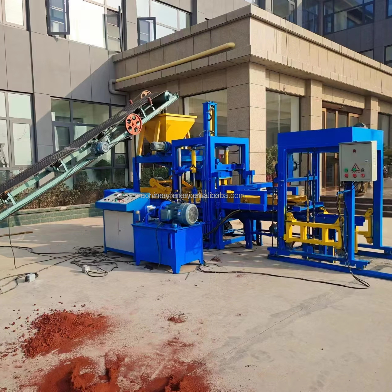 Mold Core Components 3-15 Full Automatic Hydraulic Pressure Plastic Brick Wast Paving Hollow Block Making Machine